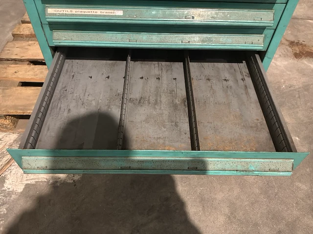 Lista industriële metalen ladekast - afbeelding 7 van  16