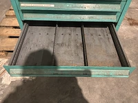 Lista industriële metalen ladekast - afbeelding 7 van  16