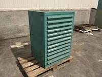 Lista industriële metalen ladekast - afbeelding 9 van  16