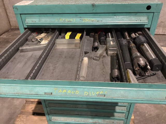 Lista industriële metalen ladekast - afbeelding 12 van  16