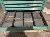 Lista industriële metalen ladekast - afbeelding 4 van  18