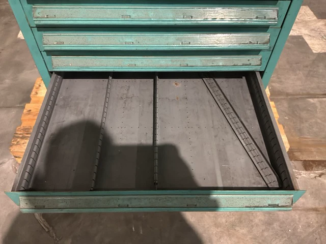 Lista industriële metalen ladekast - afbeelding 7 van  18