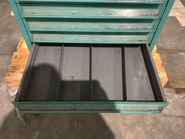 Lista industriële metalen ladekast - afbeelding 8 van  18