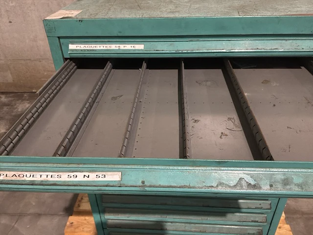 Lista industriële metalen ladekast - afbeelding 15 van  18