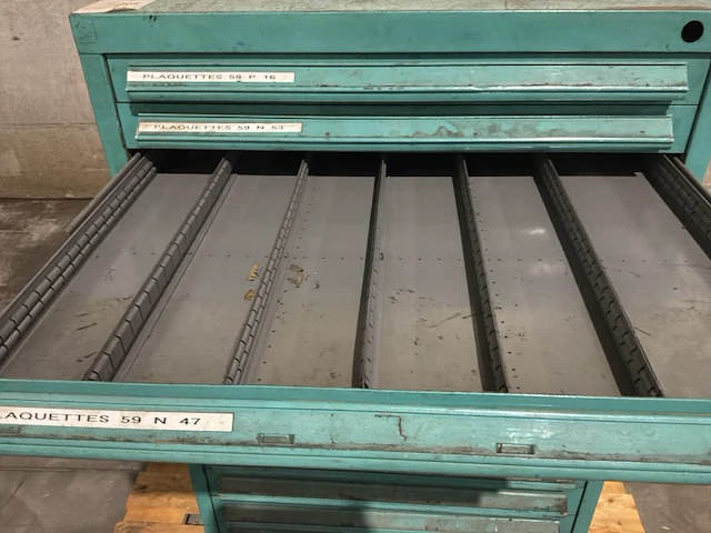 Lista industriële metalen ladekast - afbeelding 16 van  18
