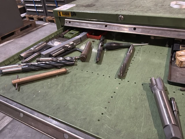 Lista industriële metalen ladekast - afbeelding 10 van  13