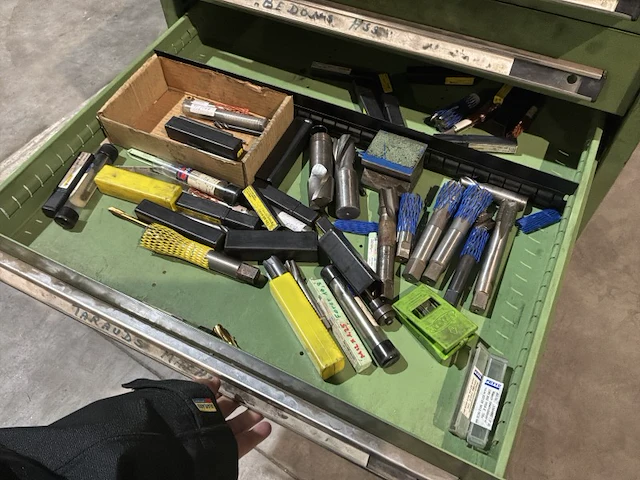 Lista industriële metalen ladekast - afbeelding 3 van  13