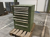 Lista industriële metalen ladekast