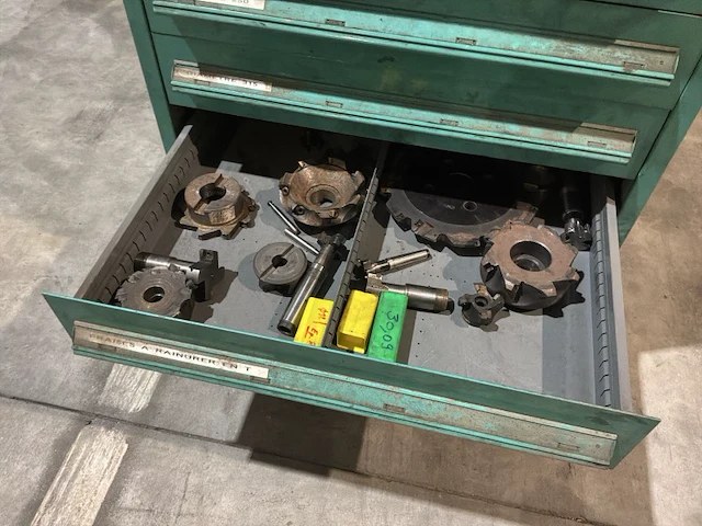 Lista industriële metalen ladekast - afbeelding 3 van  12