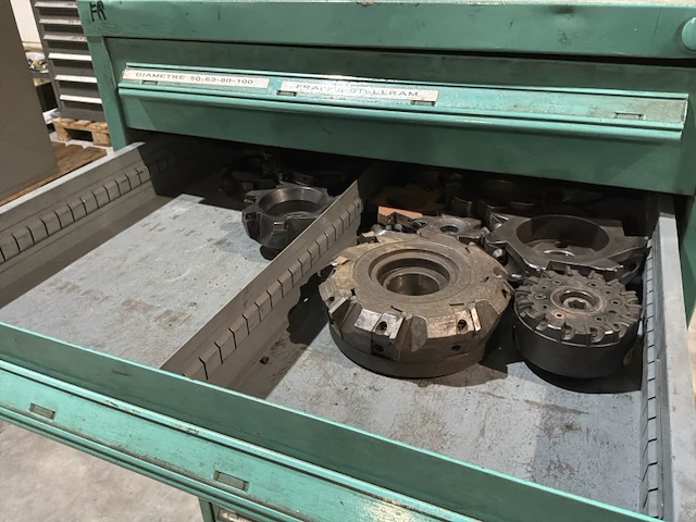 Lista industriële metalen ladekast - afbeelding 9 van  12