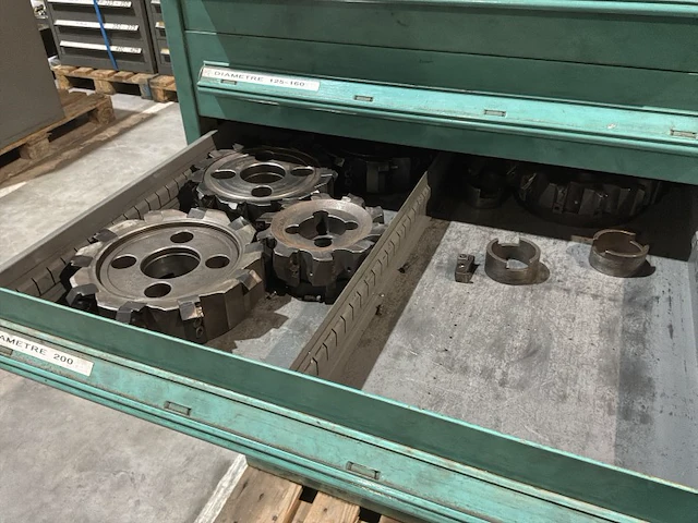 Lista industriële metalen ladekast - afbeelding 10 van  12