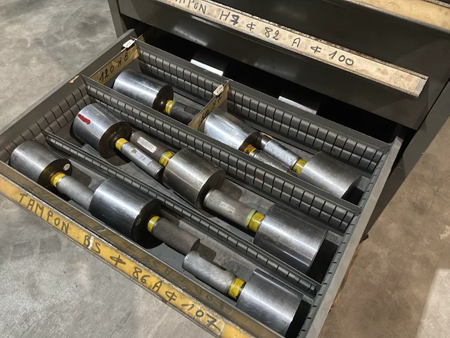 Lista industriële metalen ladekast - afbeelding 2 van  11