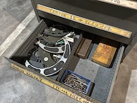 Lista industriële metalen ladekast - afbeelding 3 van  11