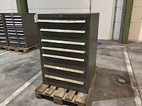 Lista industriële metalen ladekast