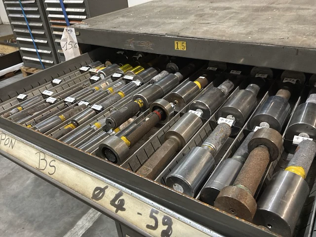 Lista industriële metalen ladekast - afbeelding 7 van  11