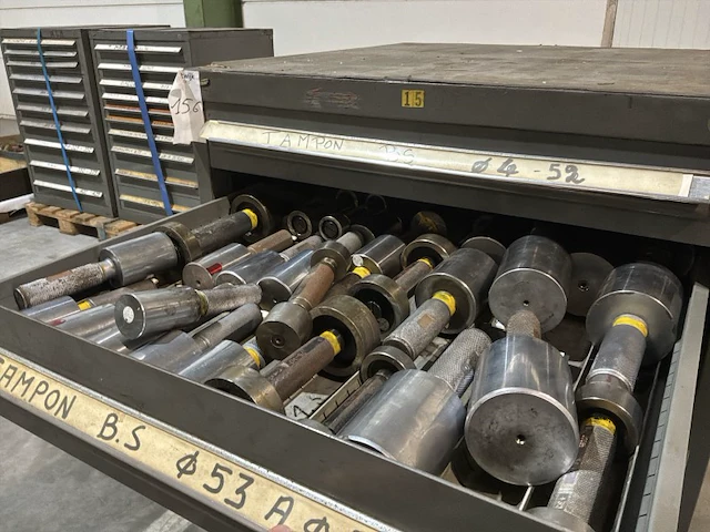 Lista industriële metalen ladekast - afbeelding 8 van  11