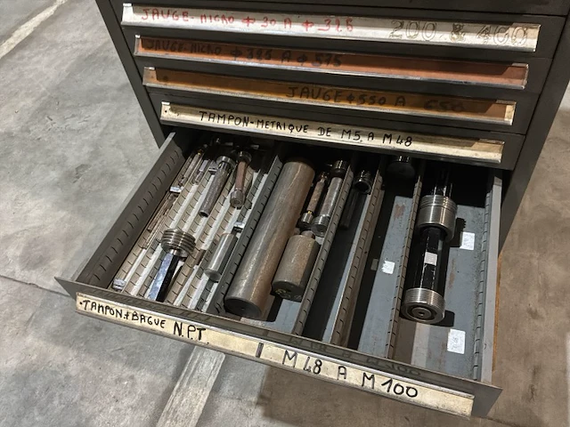 Lista industriële metalen ladekast - afbeelding 4 van  14