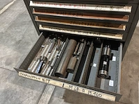 Lista industriële metalen ladekast - afbeelding 4 van  14
