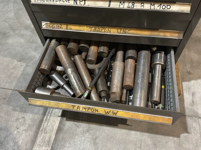 Lista industriële metalen ladekast - afbeelding 6 van  14