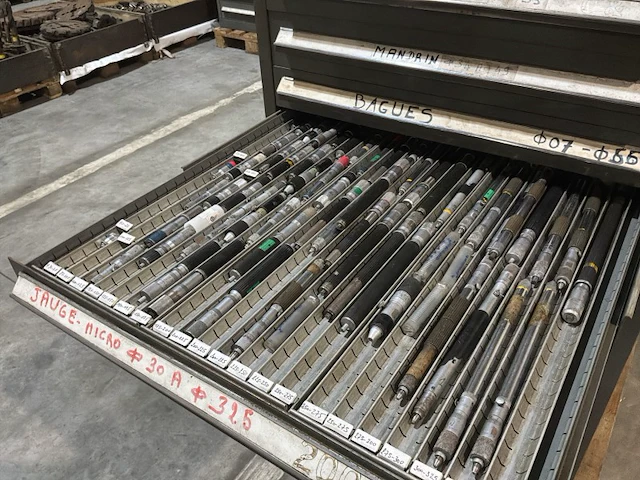 Lista industriële metalen ladekast - afbeelding 13 van  14