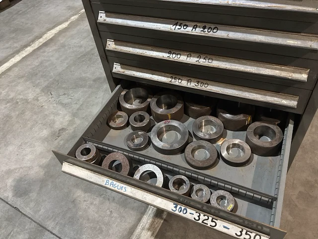 Lista industriële metalen ladekast - afbeelding 4 van  14