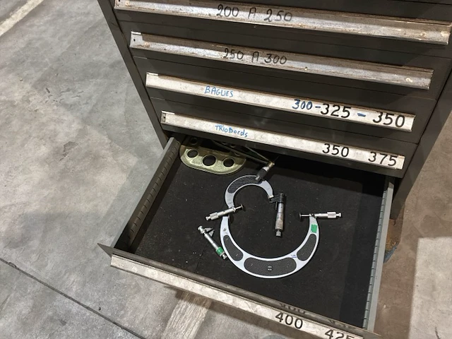 Lista industriële metalen ladekast - afbeelding 6 van  14