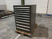 Lista industriële metalen ladekast