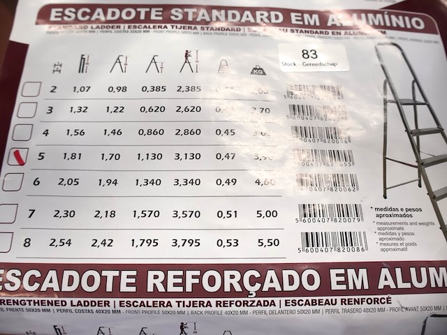 Litan aluminium trapladder - afbeelding 3 van  4