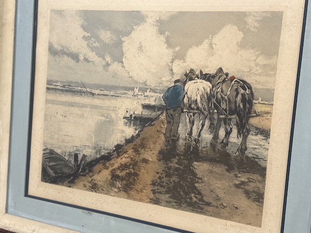 Litho, genummerd en getekend - afbeelding 1 van  2