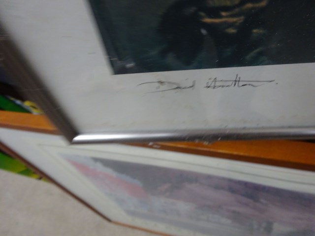 Litho in kader getekend: david hamilton - afbeelding 2 van  2