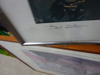 Litho in kader getekend: david hamilton - afbeelding 2 van  2