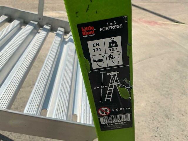 Little giant fortress trapladder - afbeelding 6 van  6