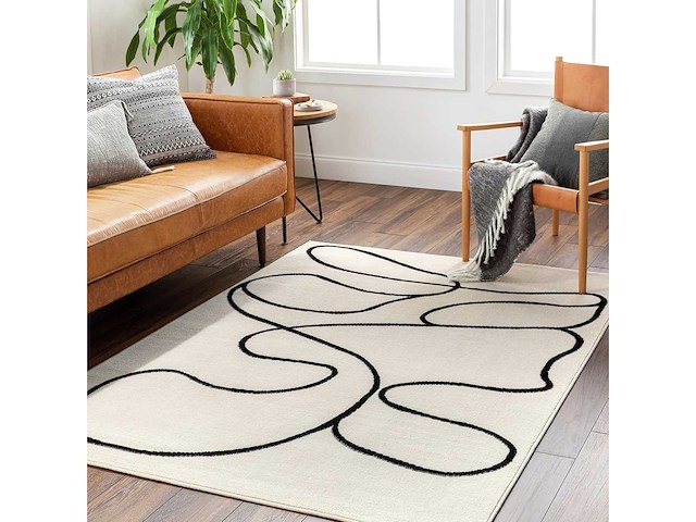 Livabliss lucca abstract modern tapijt - 152x213cm - afbeelding 2 van  7