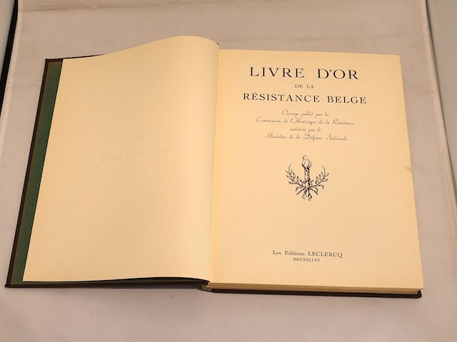 Livre d'or de la resistance belge - afbeelding 8 van  14