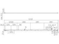 Lle 24x1120mm 4680lm 830 hv adv6 - m lineaire odulen (x20) - afbeelding 2 van  3