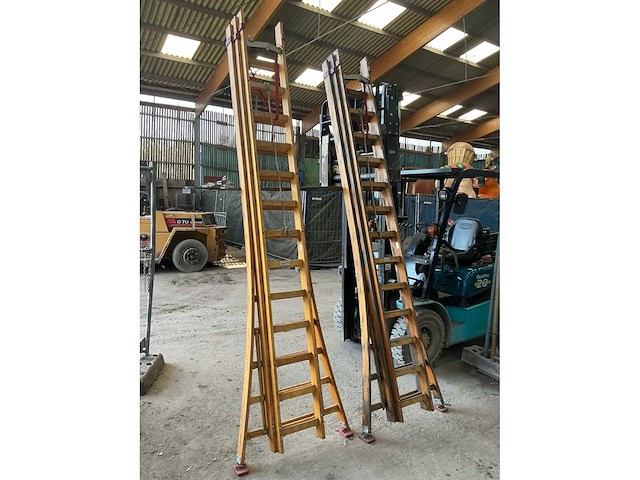 Lm t3x13 houten schuifladder (2x) - afbeelding 1 van  7