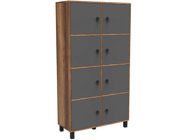 Locelso multifunctionele kast | 18 mm dik | notelaar antraciet - afbeelding 4 van  7