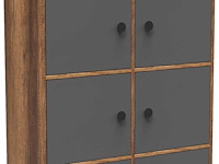Locelso multifunctionele kast | 18 mm dik | notelaar antraciet - afbeelding 4 van  7