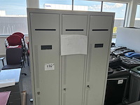 Lockerkast 3 deuren - afbeelding 2 van  5