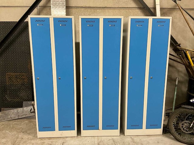 Lockerkast (3x) - afbeelding 1 van  5