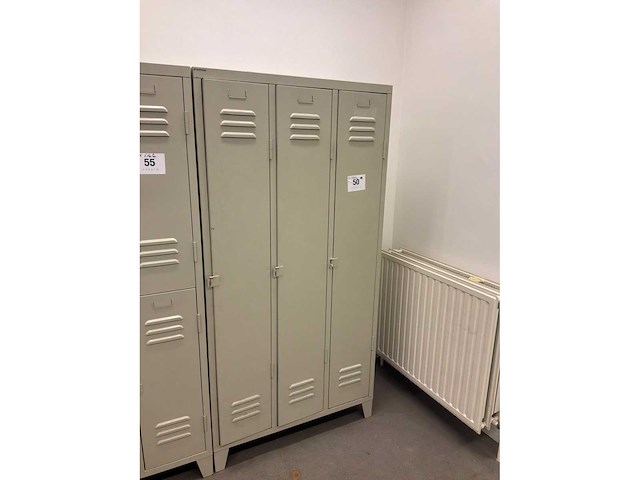 Lockerkast (3x) - afbeelding 1 van  4