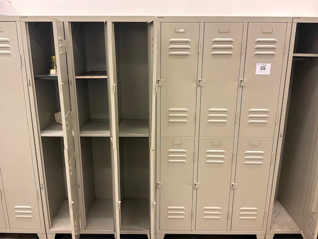 Lockerkast (3x) - afbeelding 1 van  4