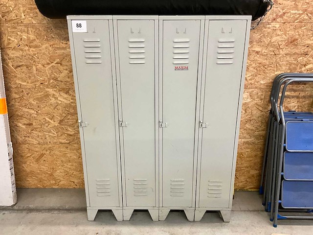 Lockerkast (4x) - afbeelding 1 van  5
