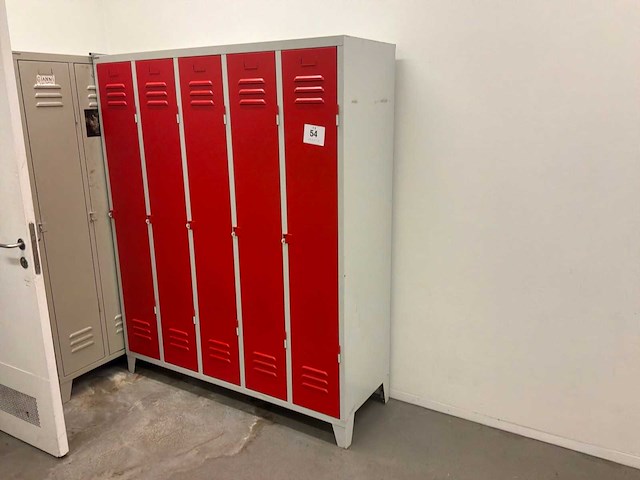 Lockerkast 5 deuren (3x) - afbeelding 1 van  4