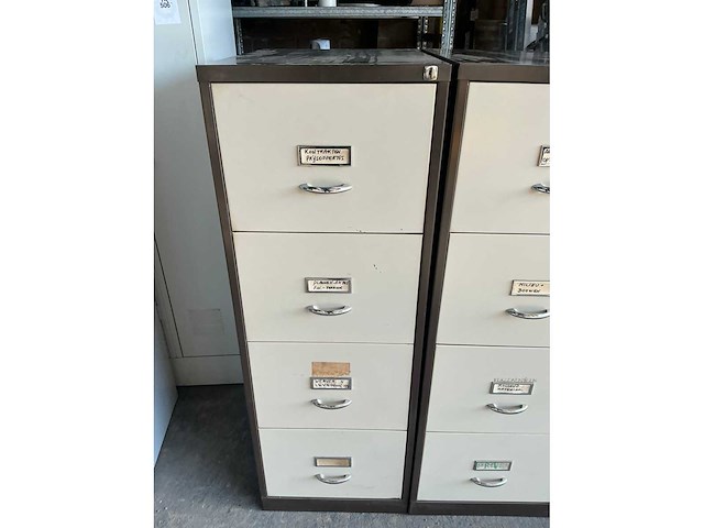 Lockerkast / dossierkast (4x) - afbeelding 6 van  9