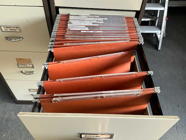 Lockerkast / dossierkast (4x) - afbeelding 8 van  9