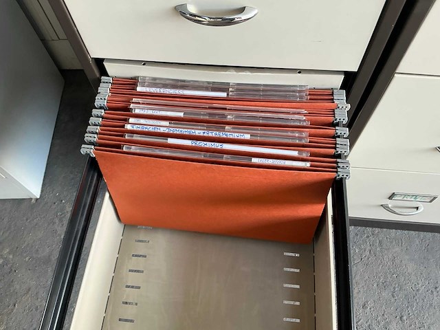 Lockerkast / dossierkast (4x) - afbeelding 9 van  9