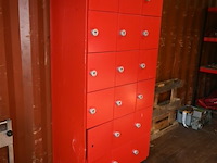 Lockerkast met 18 deuren - afbeelding 1 van  5
