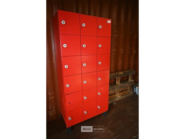 Lockerkast met 18 deuren - afbeelding 2 van  5