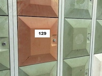 Lockers met sleutel + reservesleutel - afbeelding 2 van  4